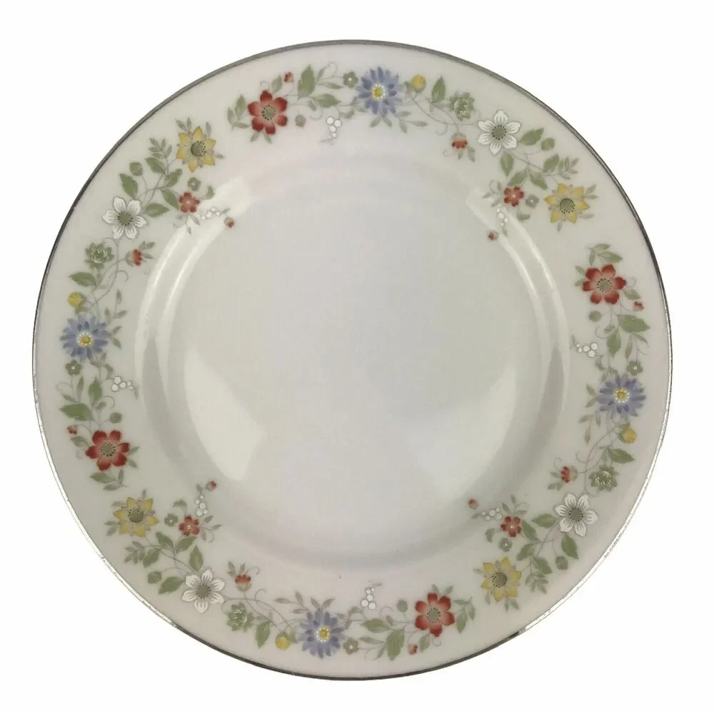 International China Cotillion York 3835 Set of 5 Salad Plates 7.5